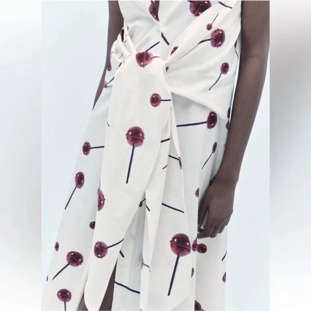 Zara ZW Collection Poplin Lollipop Dress - Picture 5 of 13